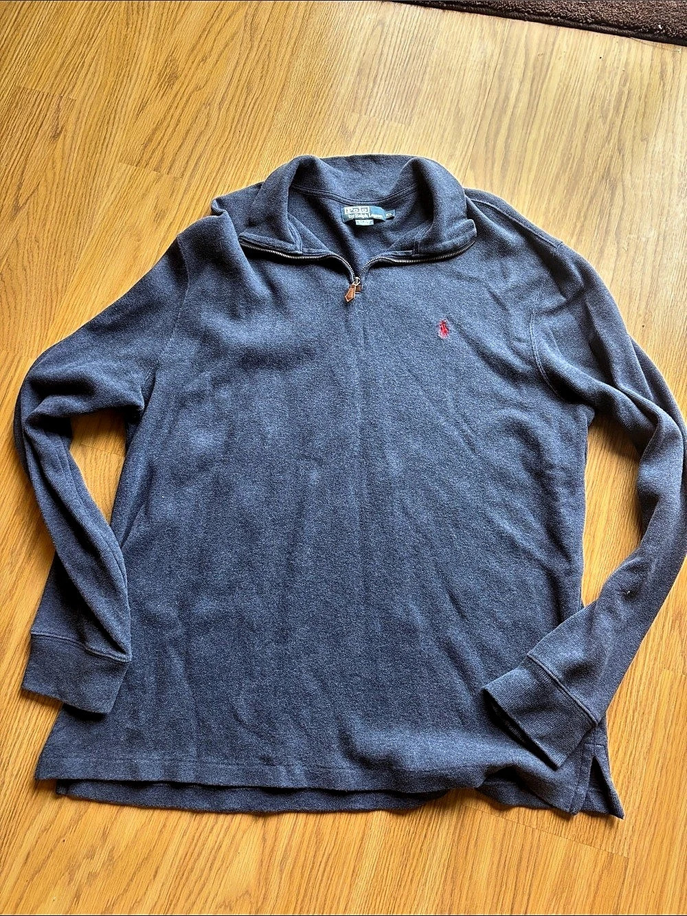 Polo by Ralph Lauren Quarter-Zip Pullover Navy Size XL